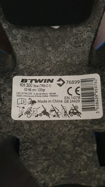 DECATHLON ÇOCUK KASKI BTWIN MARKA M BEDEN