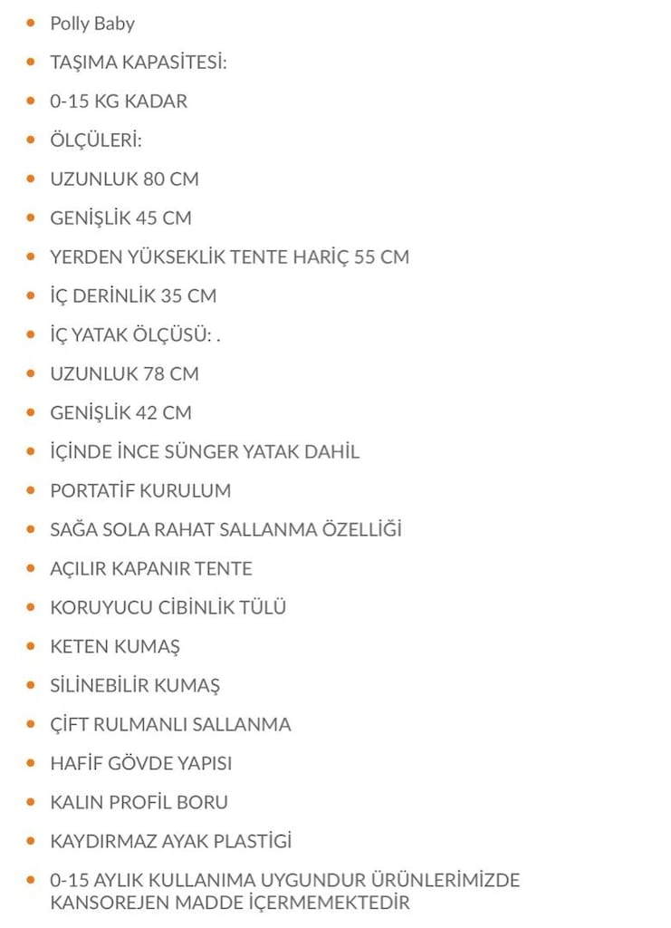 hiç kullanılmamış anne yanı sallanır beşik - 3
