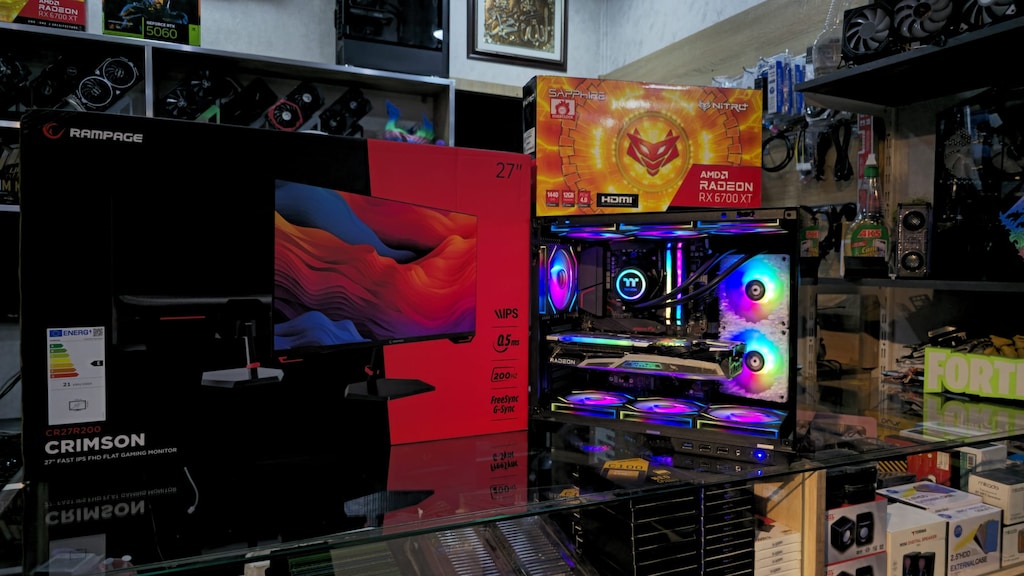 AMD RAYZEN OYUN MAKİNESİ FULL PAKET !!! 27 İNÇ 200 HZ MONİTÖR DAHİL ! - 4