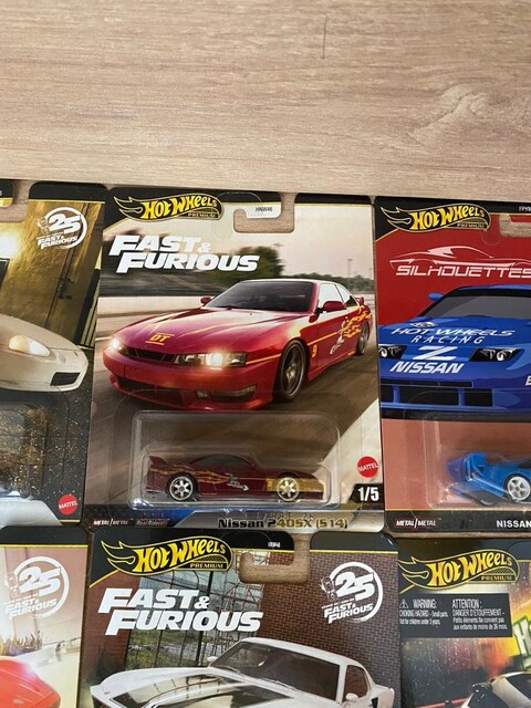 17 Adet Orijinal Hot Wheels Koleksiyonu - Fast & Furious & BMW Serisi