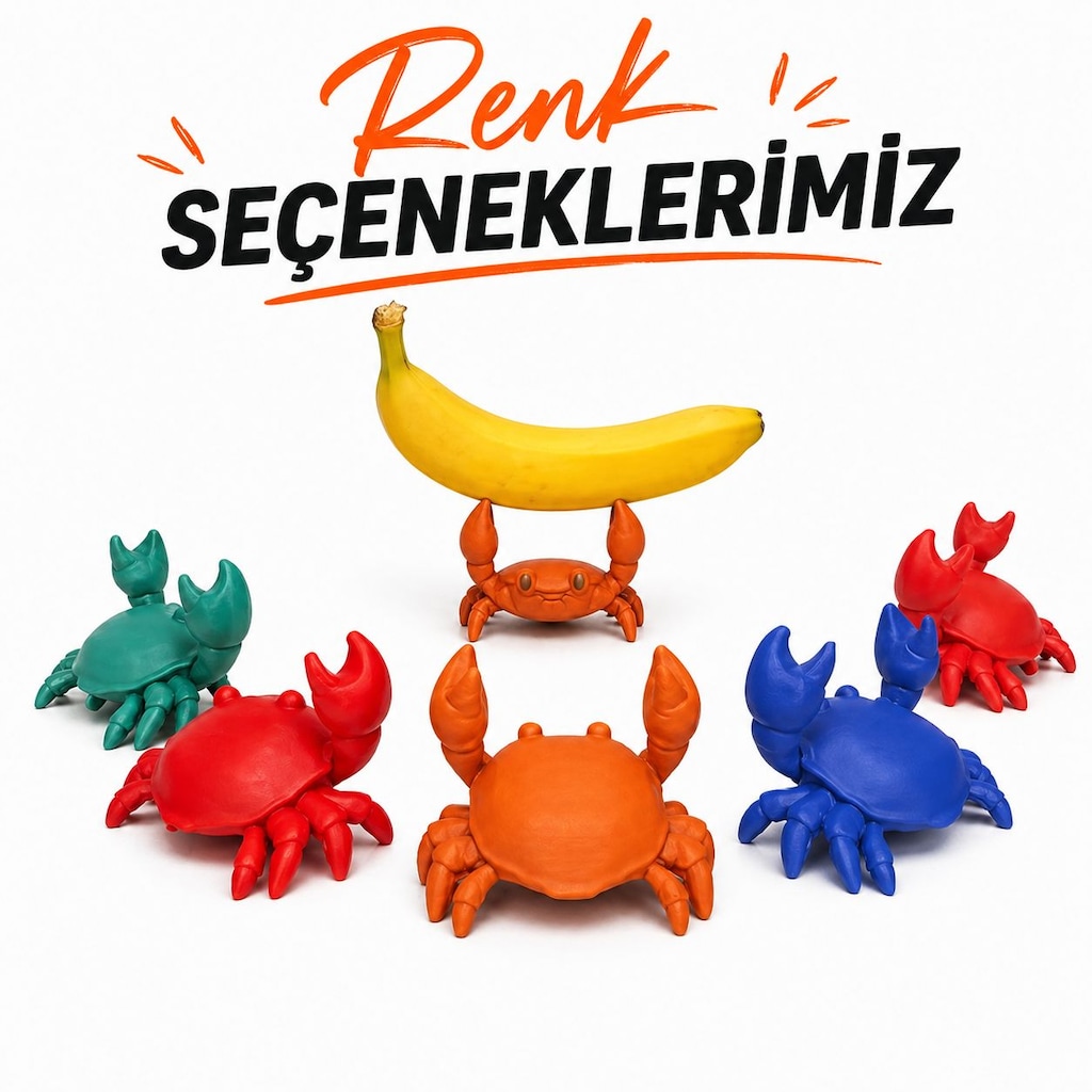 Yapı3D Yengeç Tasarımlı Kalem Tutucu Organizer - 7