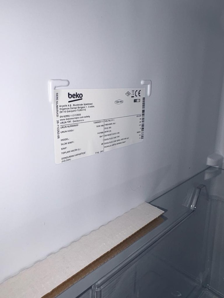 SIFIR BEKO 7030 MB 3 BÖLMELİ DERİN DONDURUCU - 6