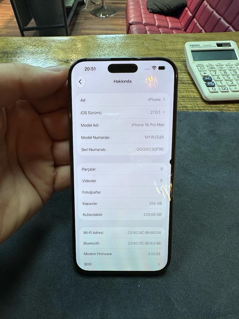 iPhone 16 pro max 256 gb YD - 6
