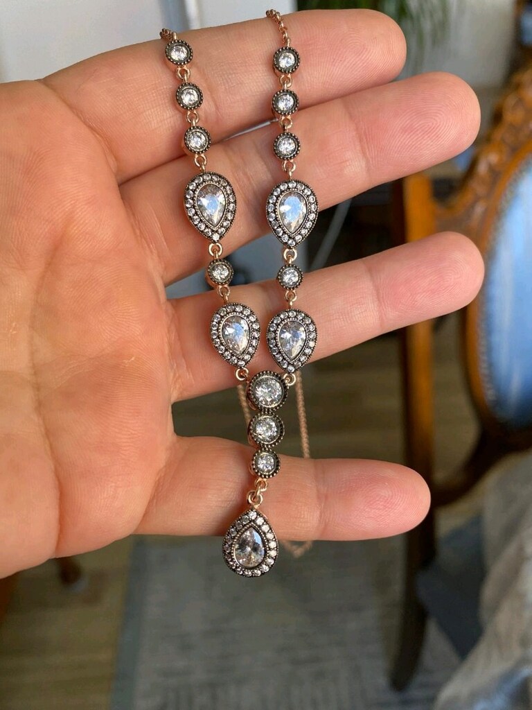 925 Ayar Elmas Montür Set - 5