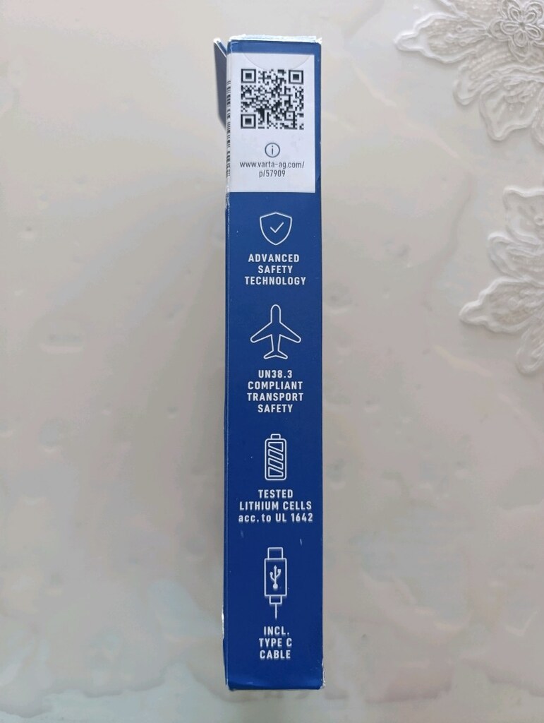 ORJİNAL SIFIR 20.000 LİK VARTA KABLOSUZ VE KABLOLU POWERBANK - 2