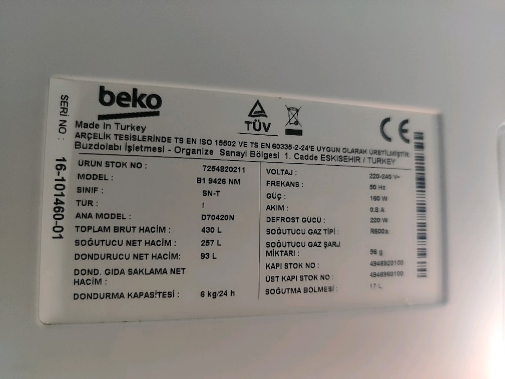 BEKO BUZDOLABI - 4