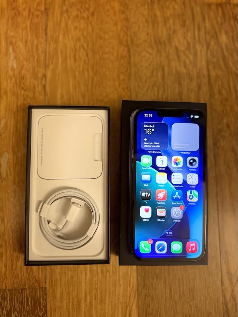 iPhone 13 Pro 512 GB (Mavi) – Yurt İçi – Pil %100 - 2
