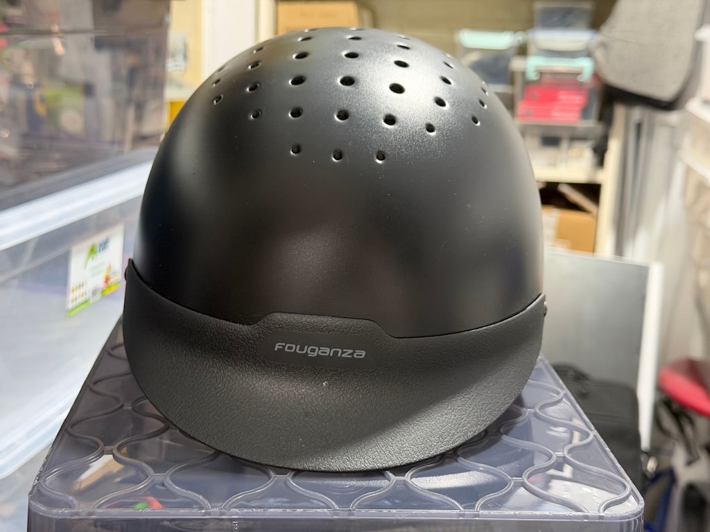 Decathlon FH100 - At Binicilik Togu Siyah 100 Unisex Kask - 3