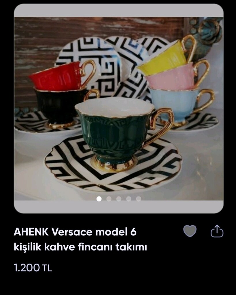 Fincan takımı, sunum setleri - 4