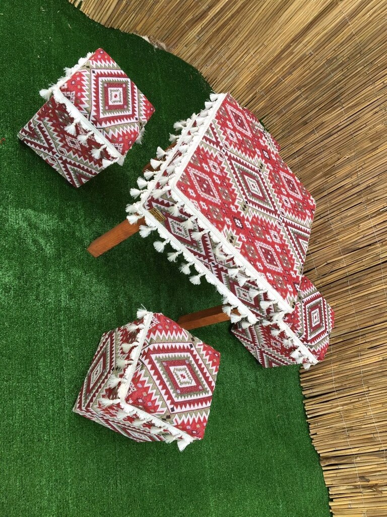 tabure takımı masa sandalye şark köşesi sedir takımı - 2