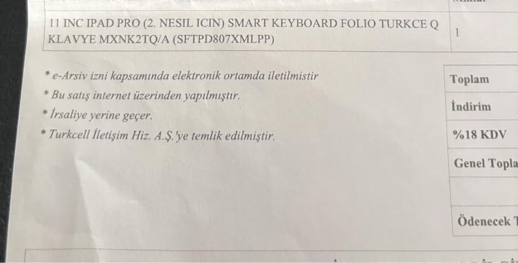 Apple Smart Keyboard Folio 11" iPad 2. Nesil Uyumlu Türkçe Q Klavye - 5