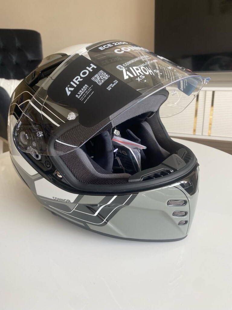 AIROH CONNOR DUNK BLACK GLOSS KASK XL BEDEN SIFIR KUTULU - 14