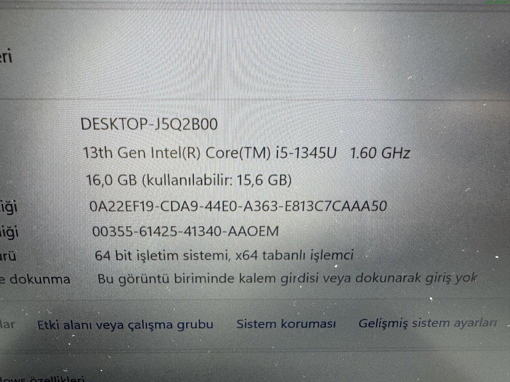 HP ELİTBOOK İ5 13. NESİL 16 GB RAM 256 M2SSD - 4