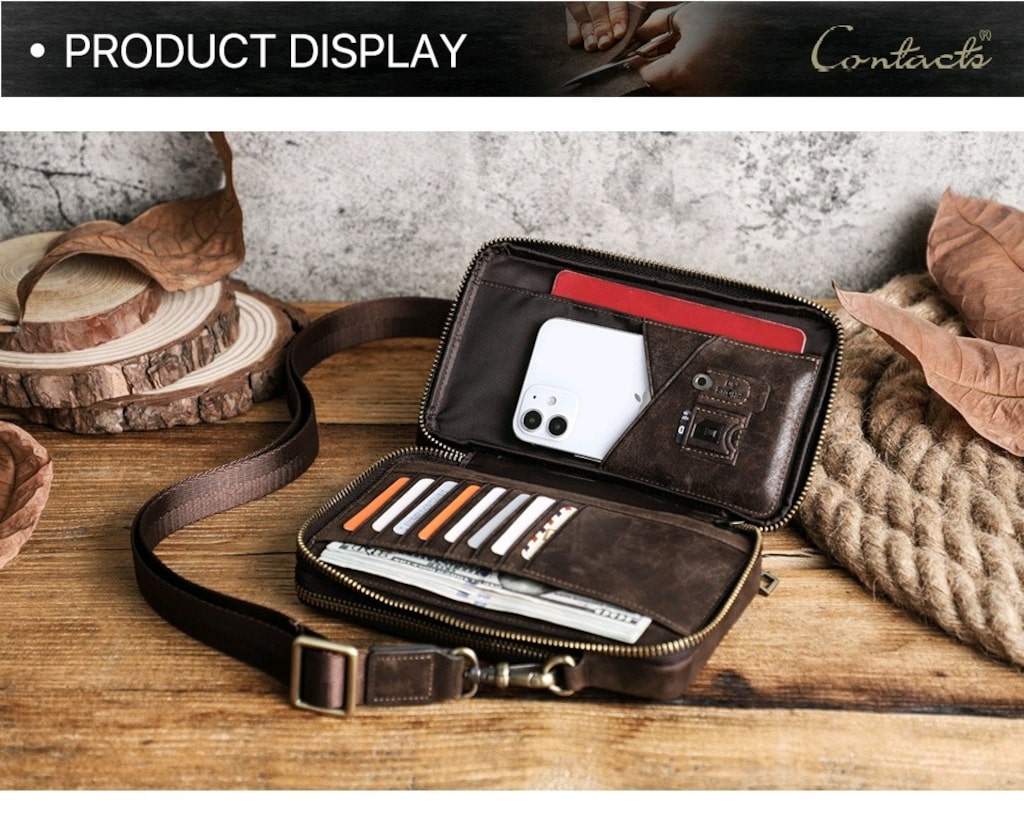 ORIGINAL LEATHER CROSS BELT BAG - 6