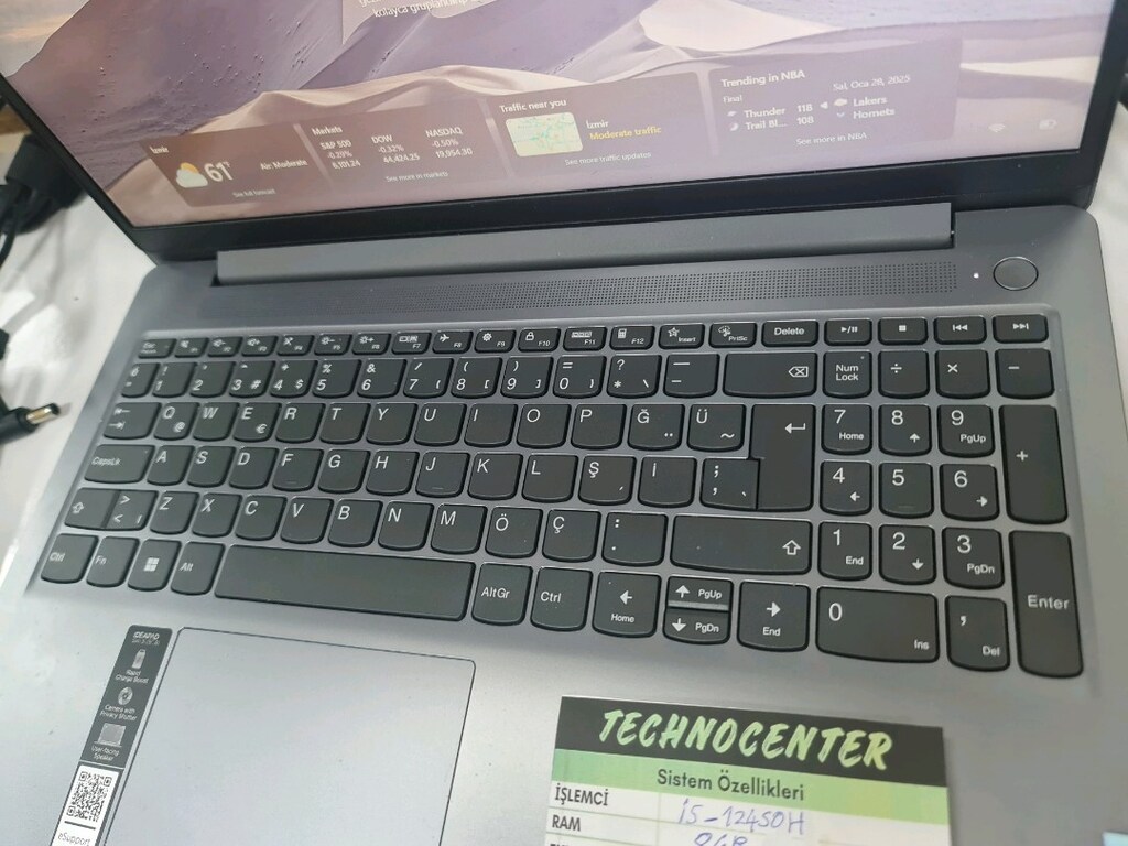 SIFIR LENOVO LAPTOP İ5-12450H - 8 GB RAM-256 GB SSD MAĞAZADAN - 2