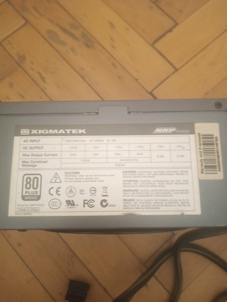 XIGMATEK NRP PC502 500 WAT 80 PLUS BRONZ POWER - 3