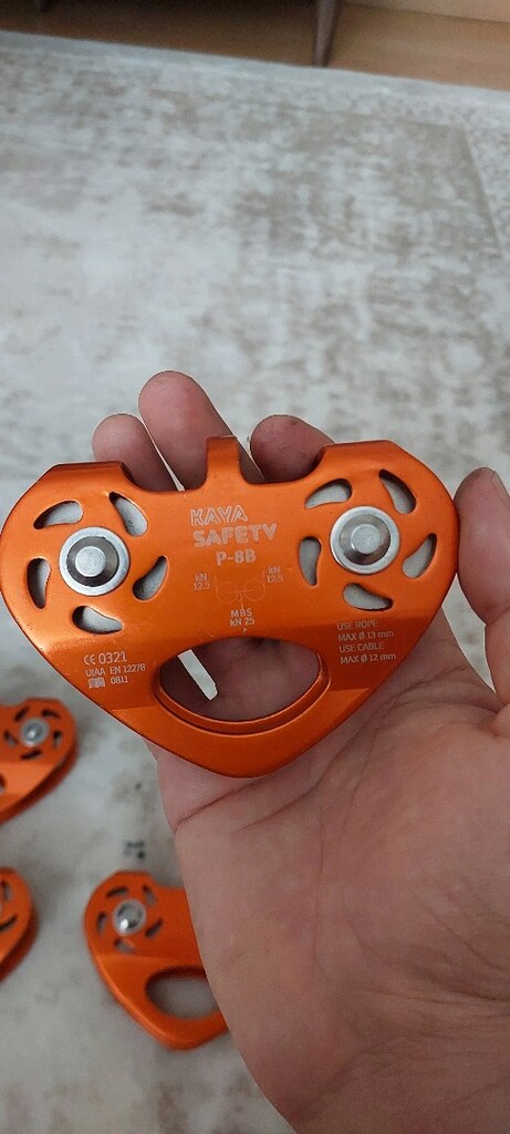 Kaya safety p-8b kasnaklı tandem makara - 8