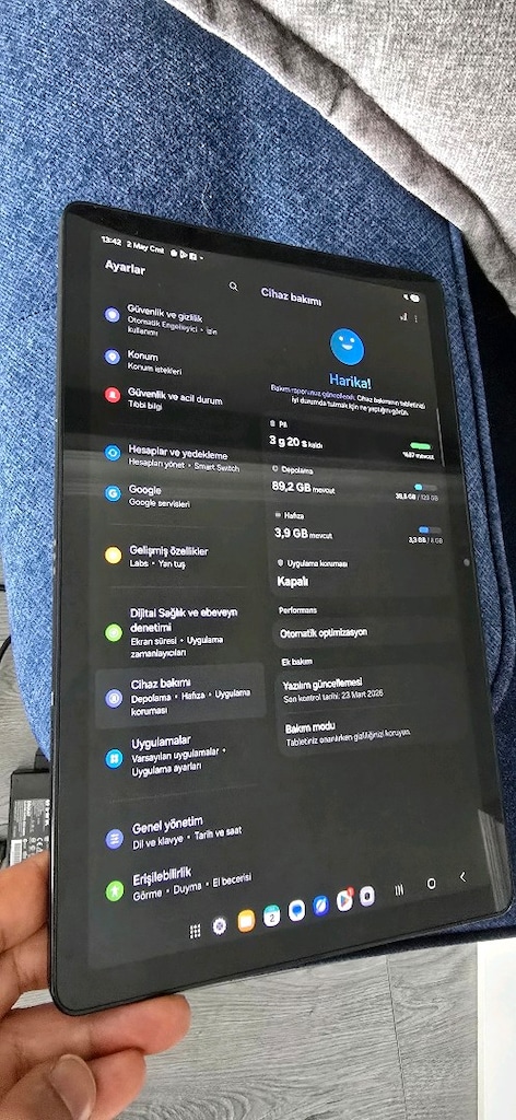Samsun A9 plus 8gb ram tablet 11inç - 5