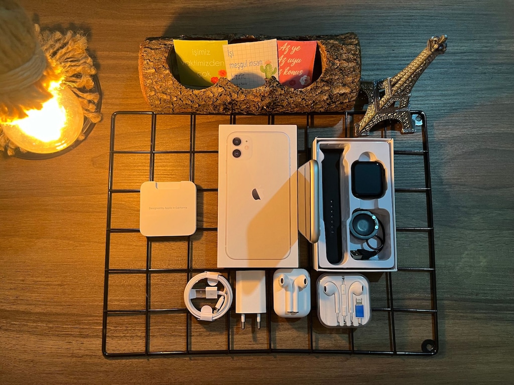 FULL AKSESUARLI İPHONE 11 WHİTE - 6
