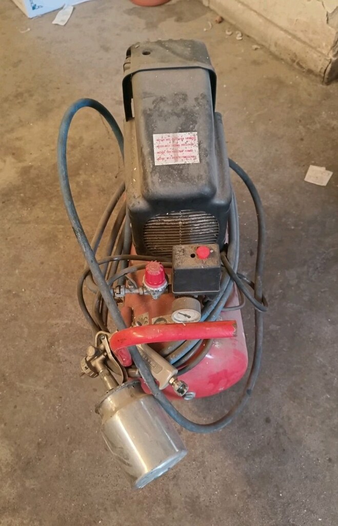 İtalyan Fiac GM 201 Kompresör - 1.5 HP 8 Bar - Hortum ve Tabanca - 7