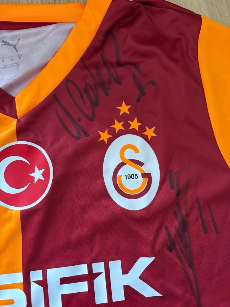 galatasaray 5 yildizli iki adet orjinal imzali 25-26 forma - 7