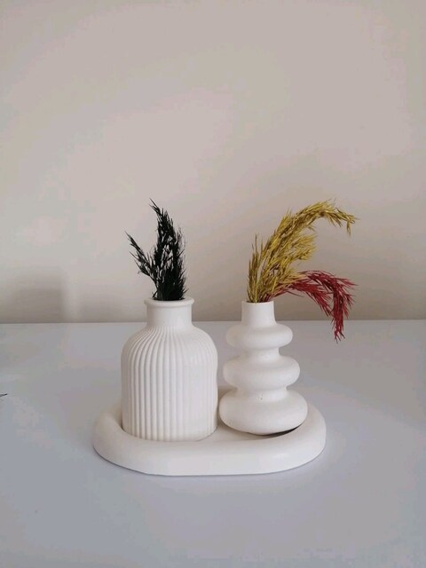 Dekoratif el yapımı Bohem set