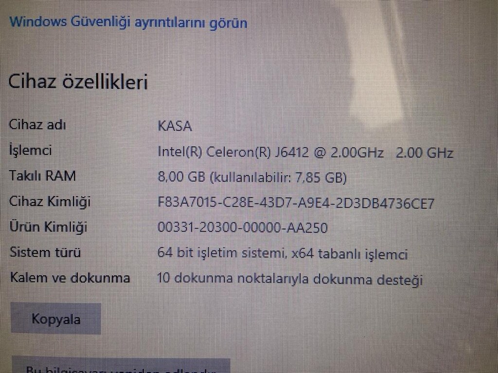 İMU E-250 Dokunmatik Pos Bilgisayarı - 6