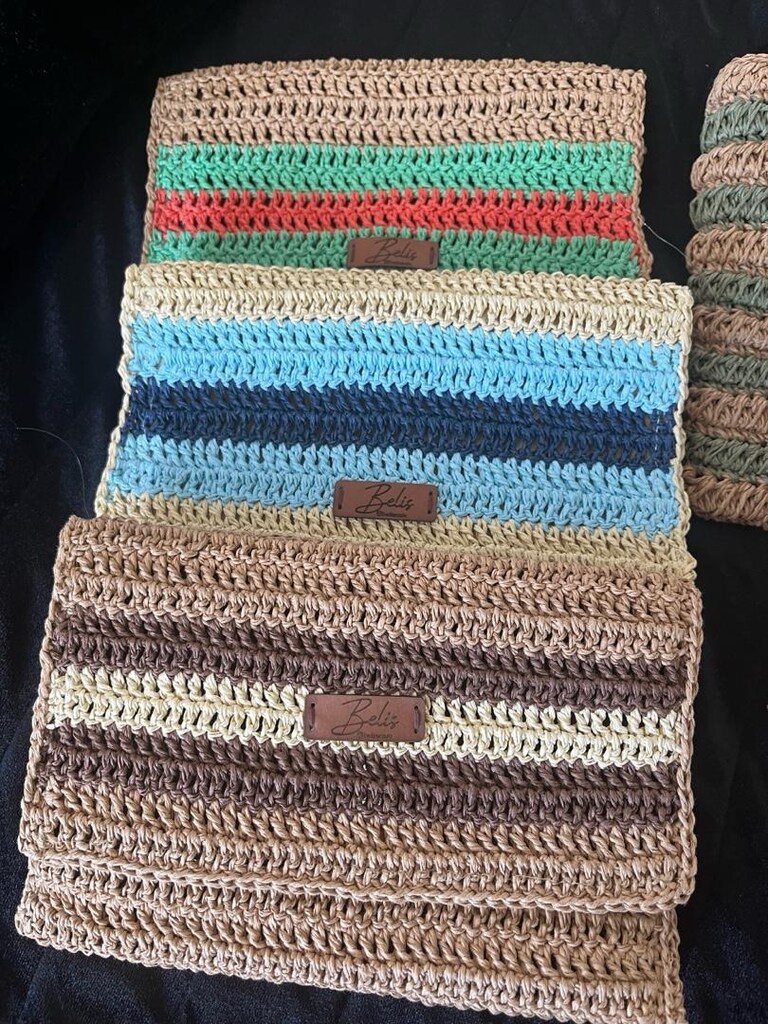 çanta kağıt ipten CLUTCH ÇANTA - 4