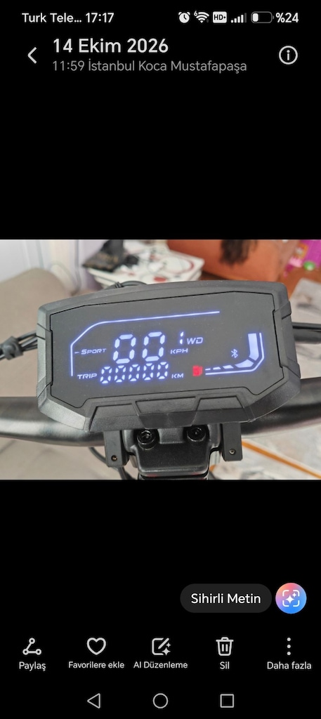 Piranha 5025K 1000W elektrikli scooter - 6