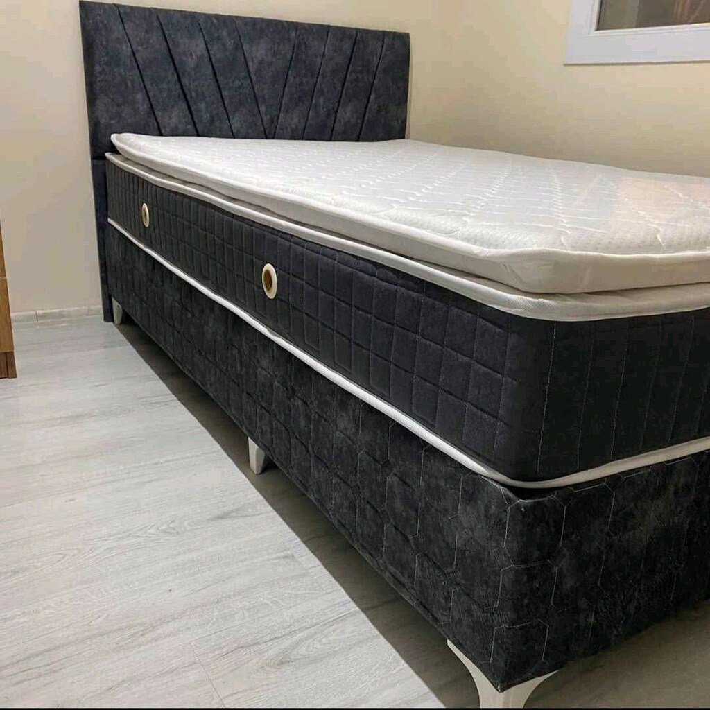 Sıfır 3 Kapılı Bohem Dolap + Tek Kişilik Baza + Yatak + Başlık - 11