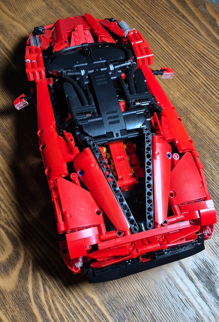 ZheGao 1580 Parça Ferrari Lego 1:10 Büyük Ölçek - 9
