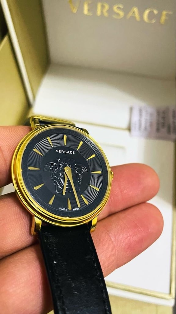 Kutulu Belgeli orjinal Versace bayan saat - 9