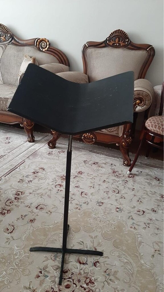 Ayarlanabilir Boylu, Demir Ayaklı Metal Rahle / Nota Sehpası - 4