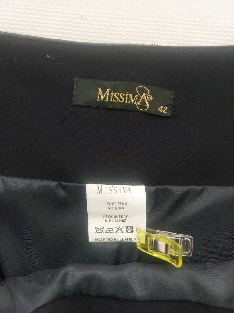 MİSSİMA deri detaylı lacivert uzun etek - 5