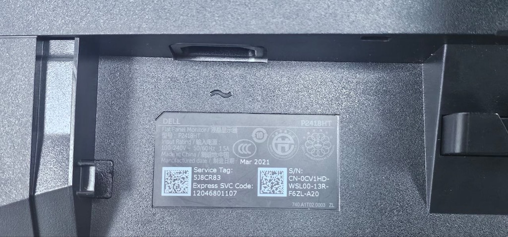 Dell P2418HT 24" Dokunmatik (Touch) IPS Monitör - Hatasız - 4