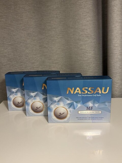 NASSAU MF 3 Katmanlı Tour Performance Golf Topu – Sıfır
