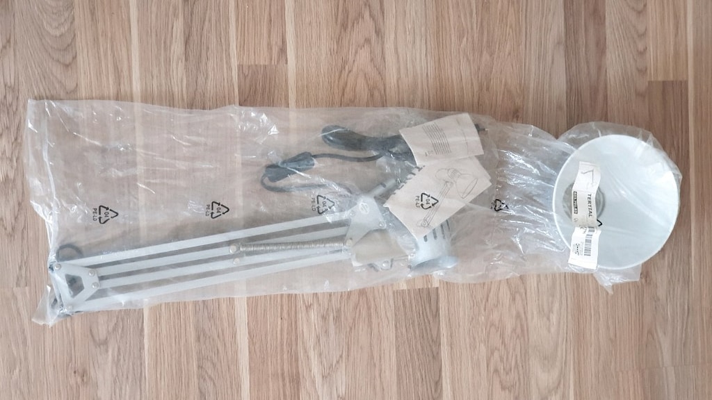 masa lamba ikea tertial ışık çalışma ders atölye - 5