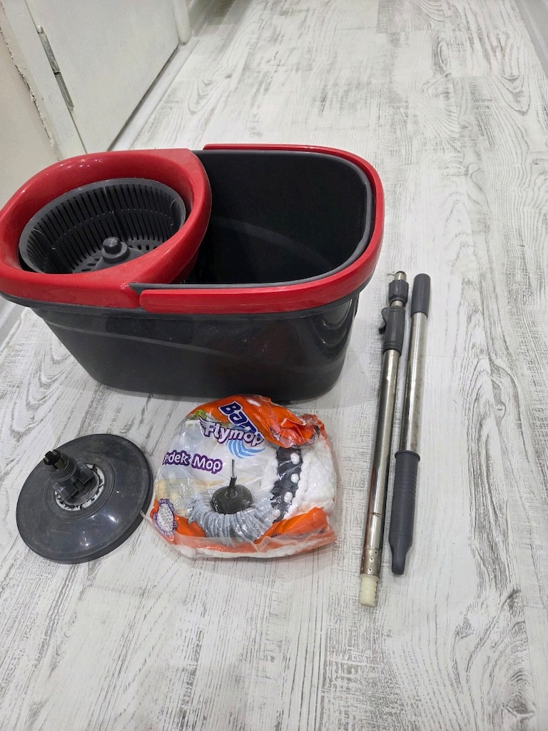 Baneva Flymop Döner Başlıklı Temizlik Seti (Yedek Moplu) - 2