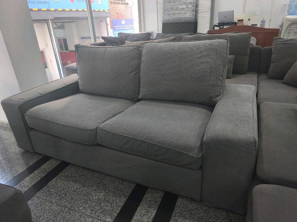 Ikea Kıvık Kanepe 2 Adet 2li Kanepe ÜCRETSİZ TESLİMAT - 4