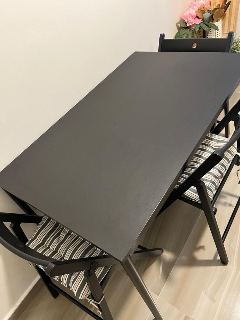 İkea - SANDSBERG mutfak masası, 4 adet sandalye, 110x67 cm ikea - 8