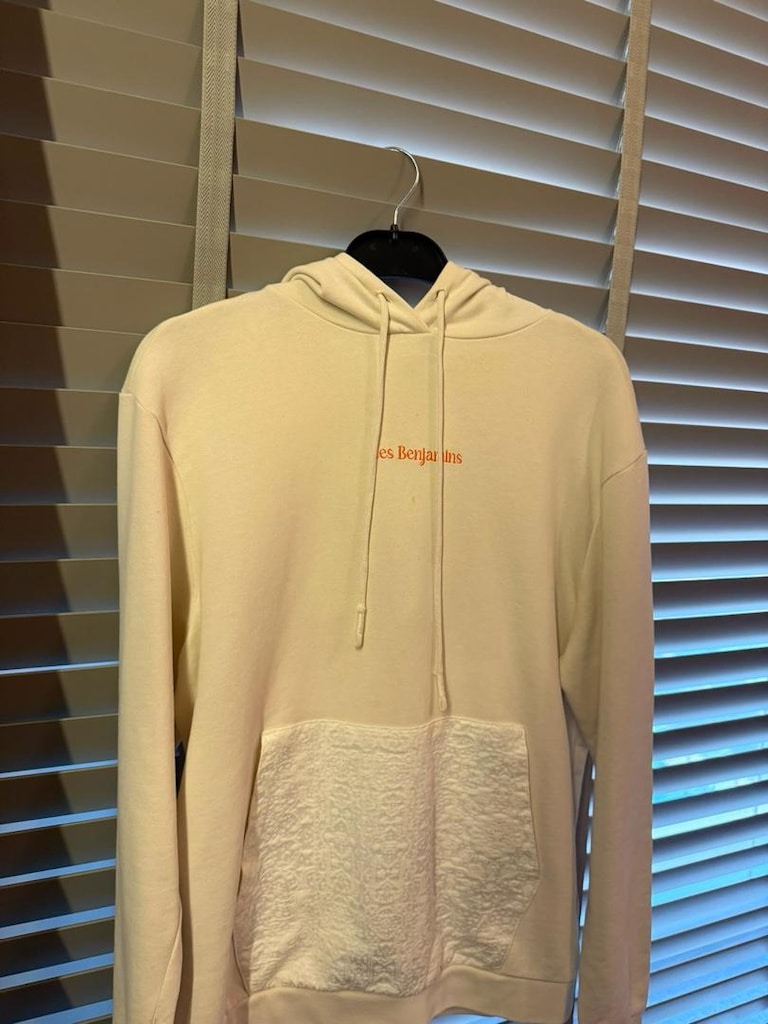 Les Benjamins Ekru Kapüşonlu Sweatshirt