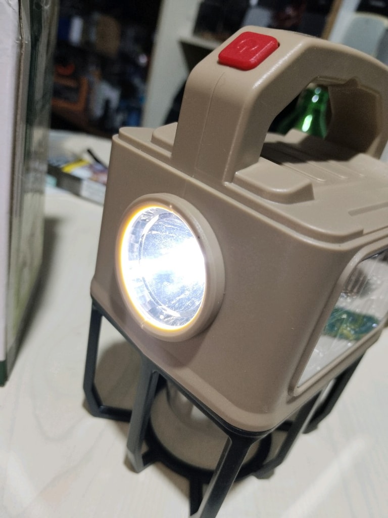 YENİ KUTUSUNDA 3 FONKSİYONU OLAN SARZLİ VE GÜNEŞ ENERJİLİ LED LAMBA - 7