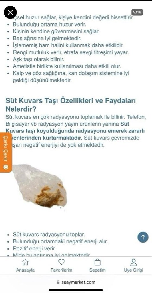 Kristal Kuvars Doğaltaş Kolye - 11