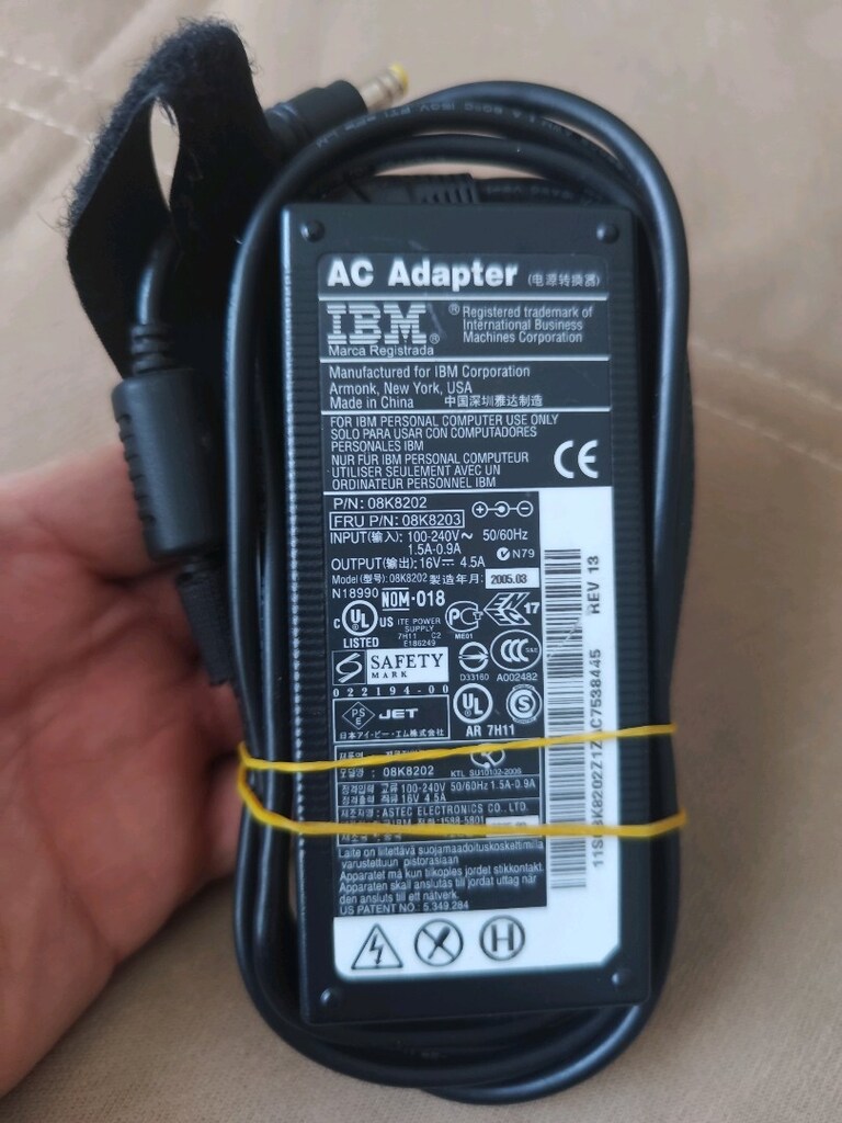 IBM ORİJİNAL LEPTOP ADAPTÖR (16V=4.5A) sorunsuz çalışıyor - 2