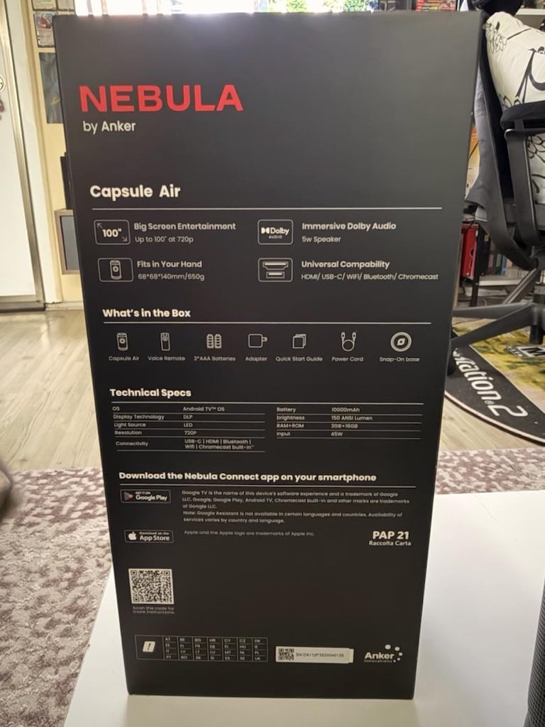 Anker Nebula Capsule Air Projeksiyon Cihazı - 2