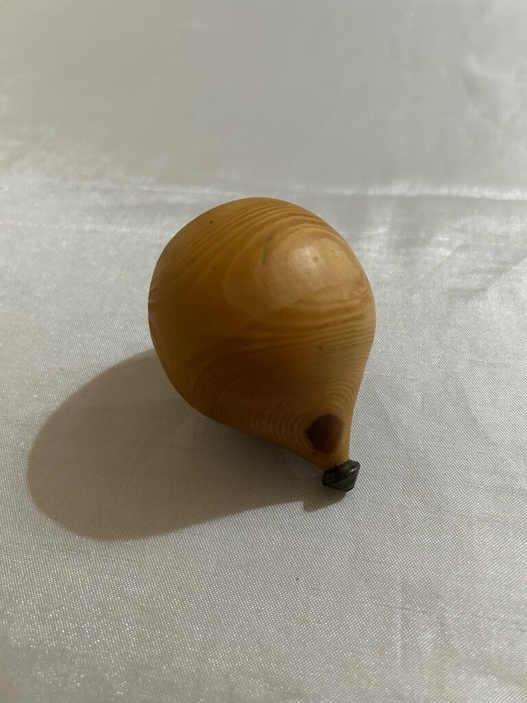 Vintage Ahşap Oyın Topacı - 3