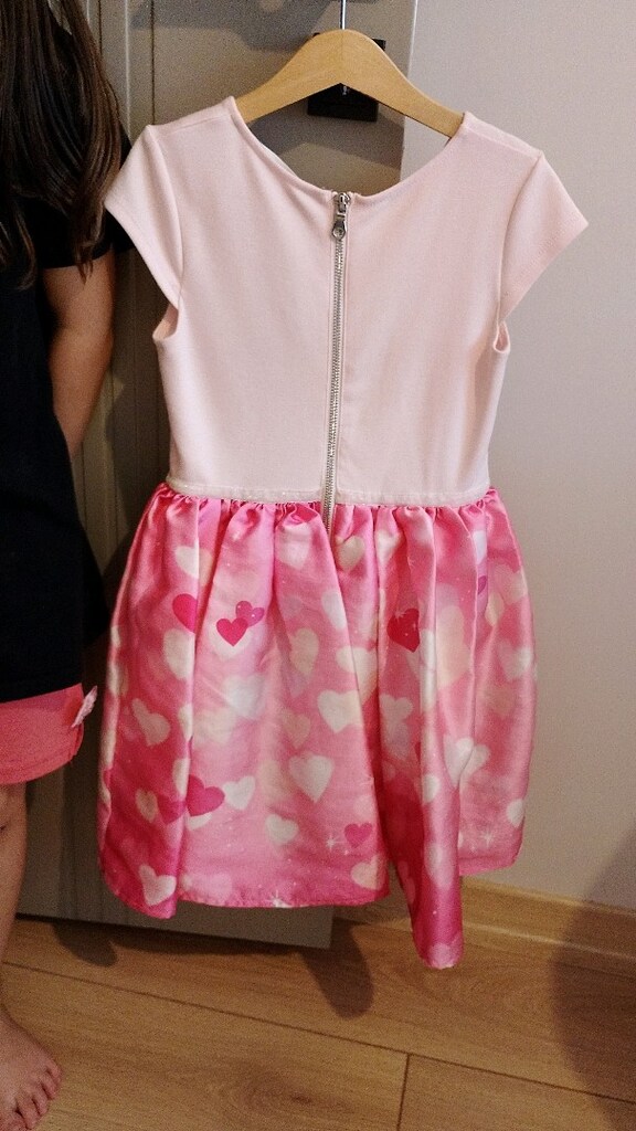 kız çocuk pembe elbise - 2