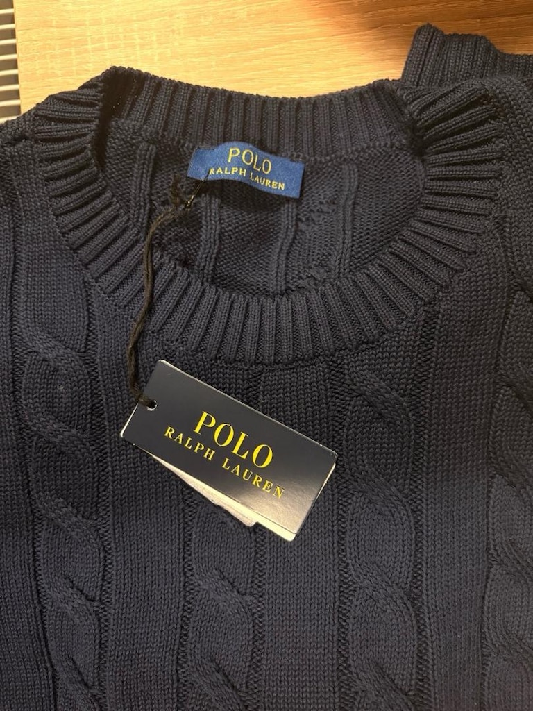 Polo Ralph Lauren Lacivert Triko Kazak - 3