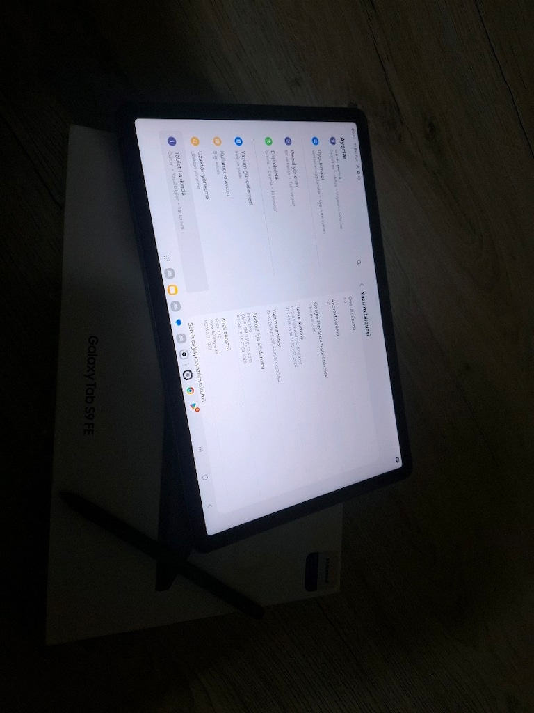 SIFIRDAN FARKSIZ YURTİÇİ 128GB6RAM 10.9İNÇ ORJİNAL SAMSUNG TABLET S9FE - 6
