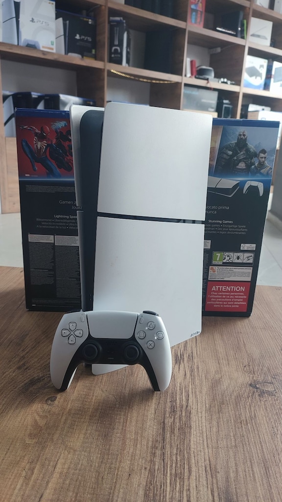 PS5 SLİM DİGİTAL 1KOL 12 AY GARANTİLİ FULL SET - 5